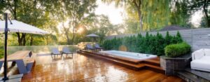 Finding the perfect spot in your garden for a swim spa