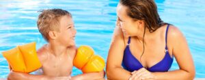 Using the Swim Spa to Keep the Family Active