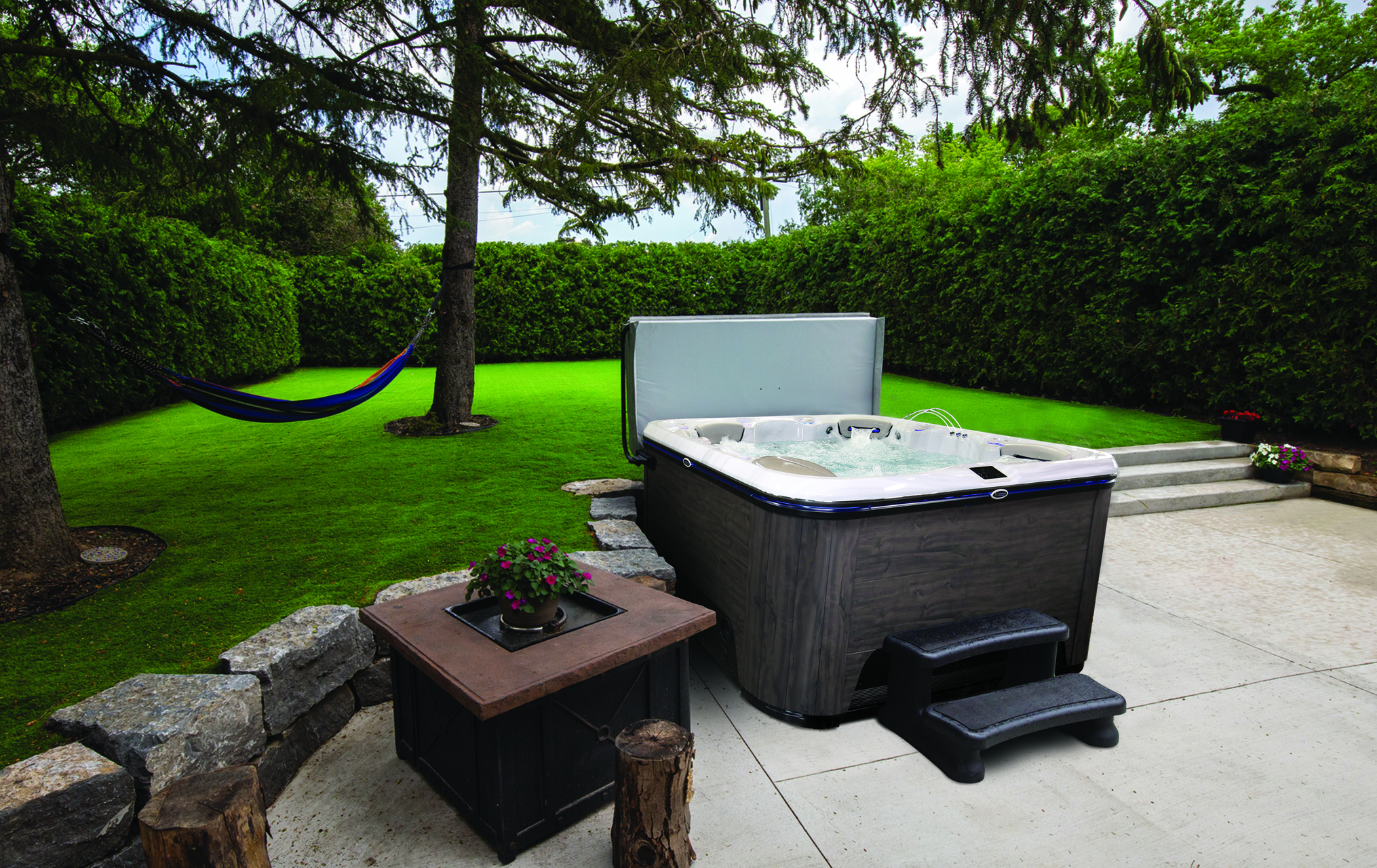 Hydropool Signature Self Cleaning 679 Hot Tub Platinum