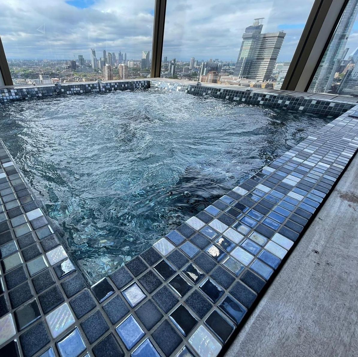 Bespoke Mosaic Hot Tub