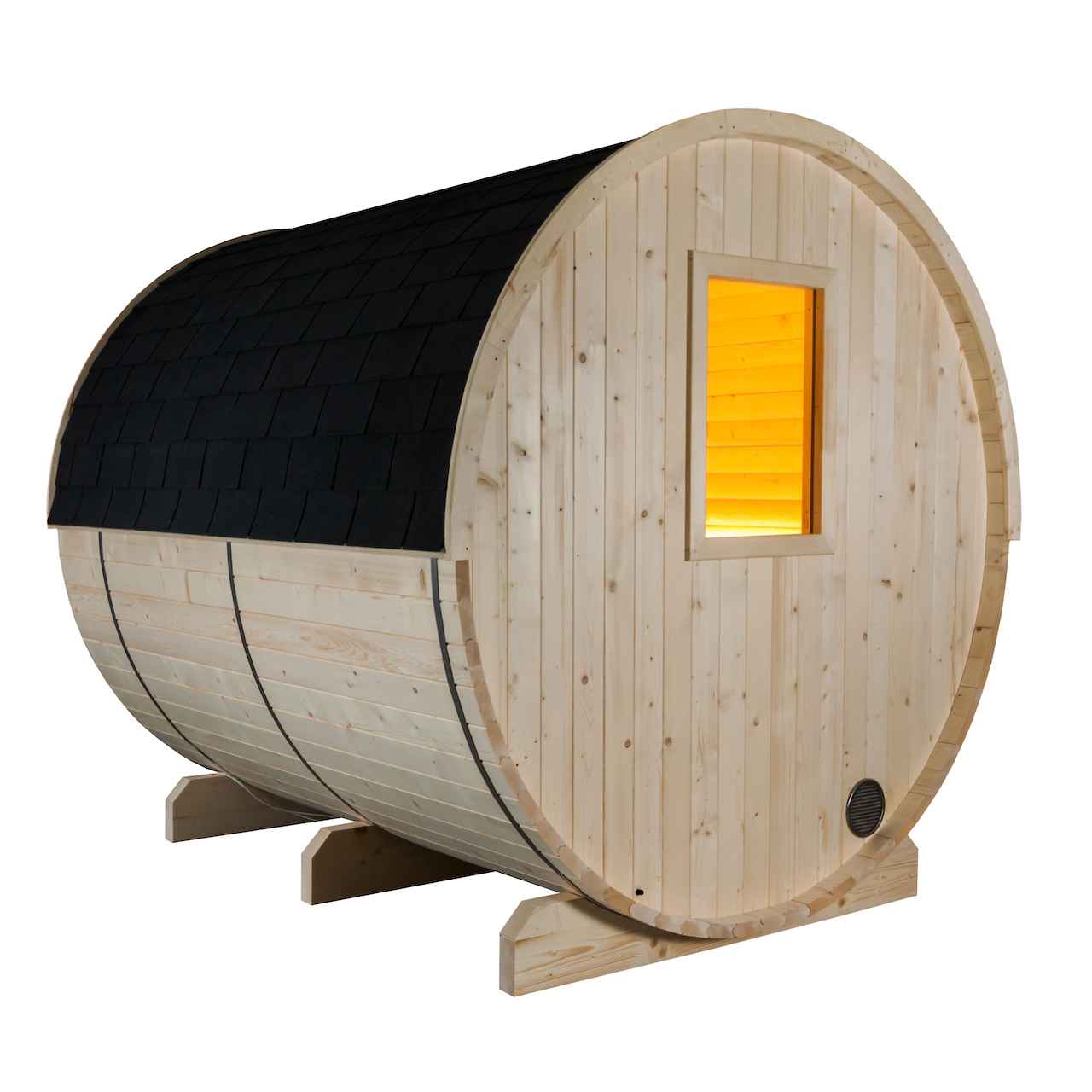 Outdoor Barrel Sauna Electric Large