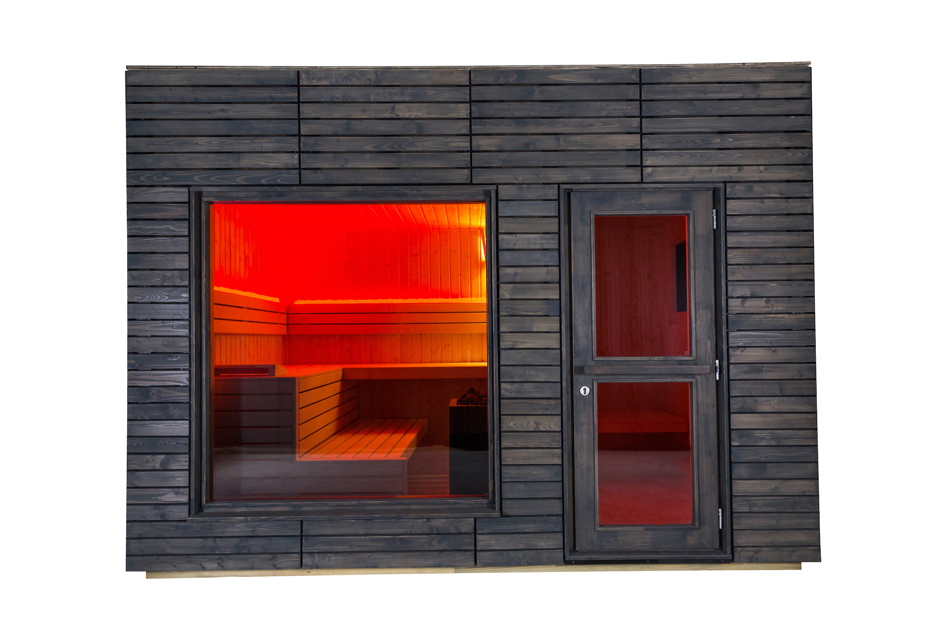 The Switzerland Sauna Large View Dark Grey