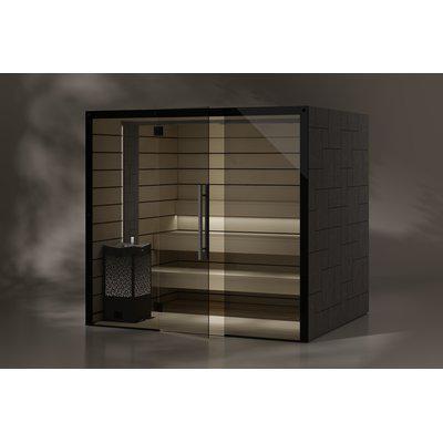Tylo Reflection Glass Front Wide Sauna Large