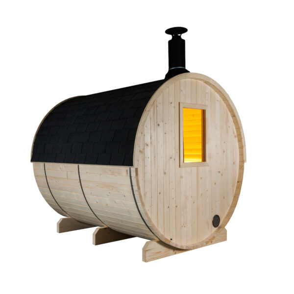 Stained in clear wood finish or your choice of stain